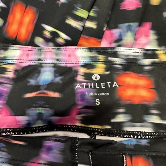 Athleta Speed Sonor Exercise Leggings Size Small Multicolor - Picture 5 of 10